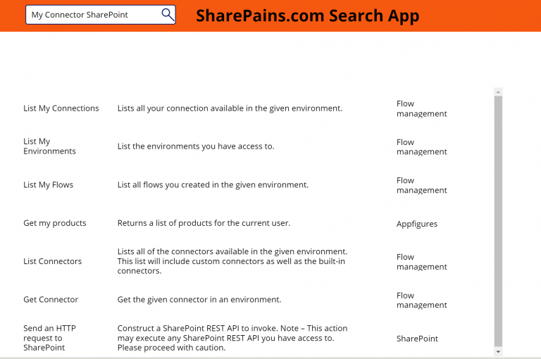word based search in Power Apps