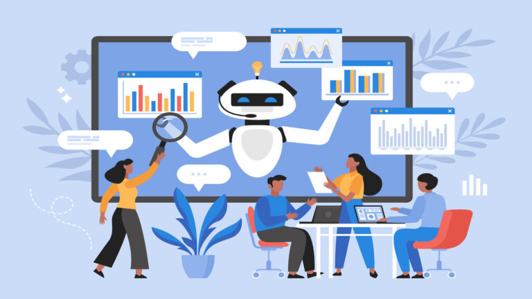 A screen shows various ways how AI in Customer Success enhances human collaboration, drives greater efficiency, engagement, and customer satisfaction.