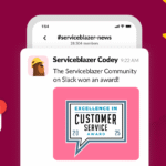 Serviceblazer Codey announces that the Serviceblazer Community won an award