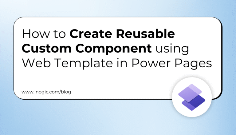 Web Template in Power Pages