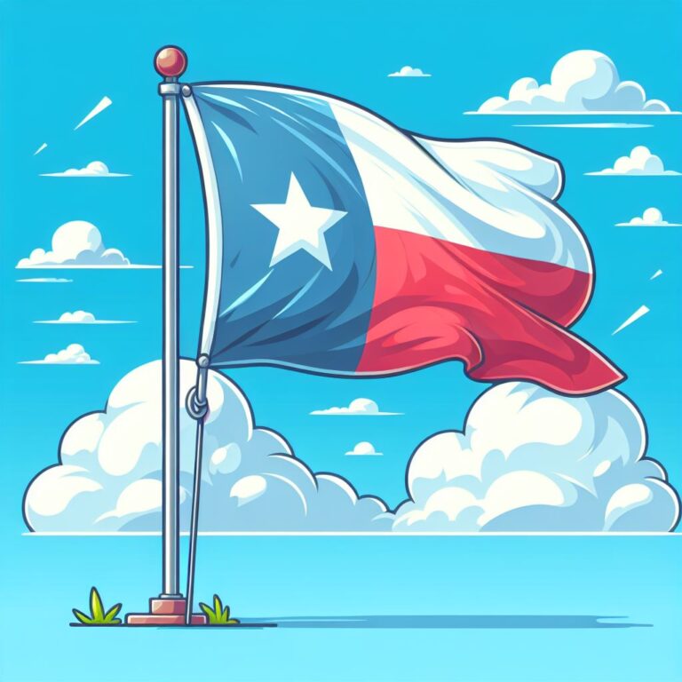 A Texas CRM flag