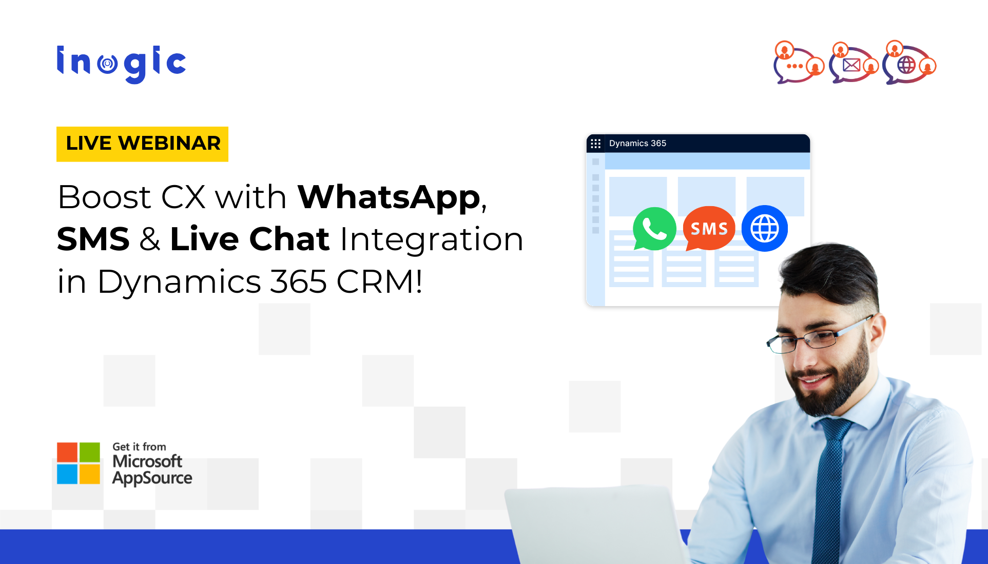 WhatsApp SMS Live Chat Integration in Dynamics 365 CRM