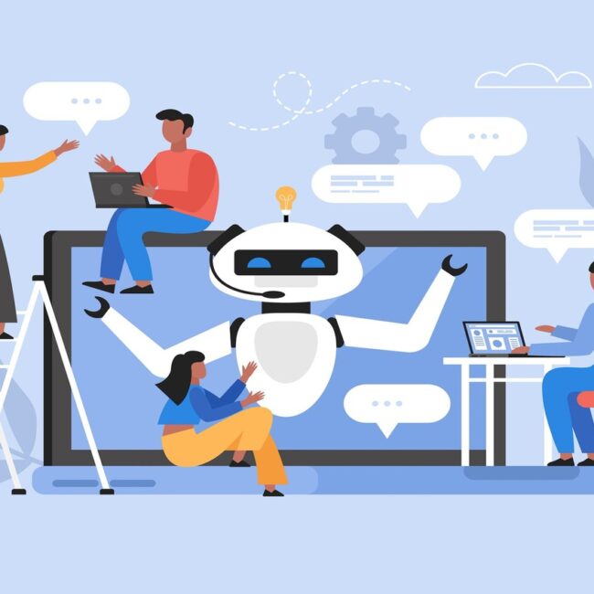 AI literacy in action—humans and AI collaborating seamlessly.