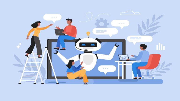 AI literacy in action—humans and AI collaborating seamlessly.