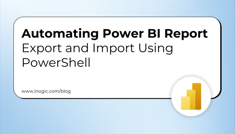 Power BI Report Export and Import Using PowerShell