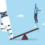 A person is propelled upward after they set up an Agent strategically.