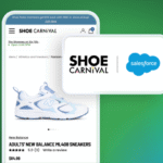 Mobile screen showing Shoe Carnival's site and logo