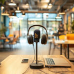 Illustration showcasing podcasts for small business owners.