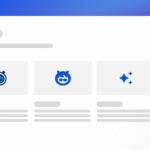 A slide with two Astro icons and two sparkle icons that represent different states of agentic avatars.