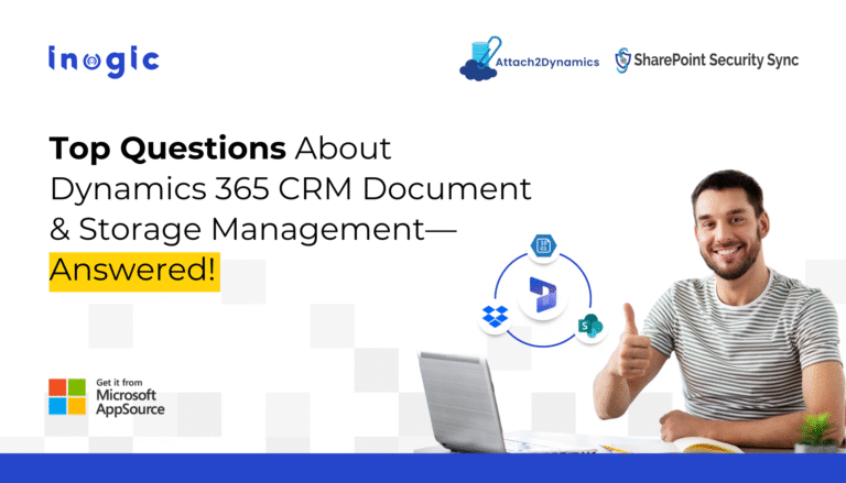 Dynamics 365 CRM Document & Storage Management