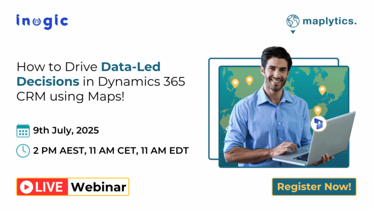 How to Drive Data-Led Decisions in Dynamics 365 CRM using Maps!