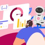 [Illustration] A manager and an AI agent review unified data in a contact center.