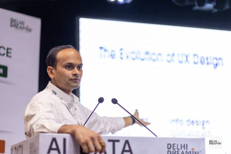 Malhar Gupta is giving a conference.
