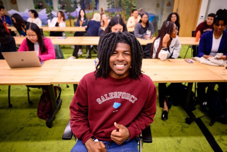 Bailey Williams during his pre-internship program.